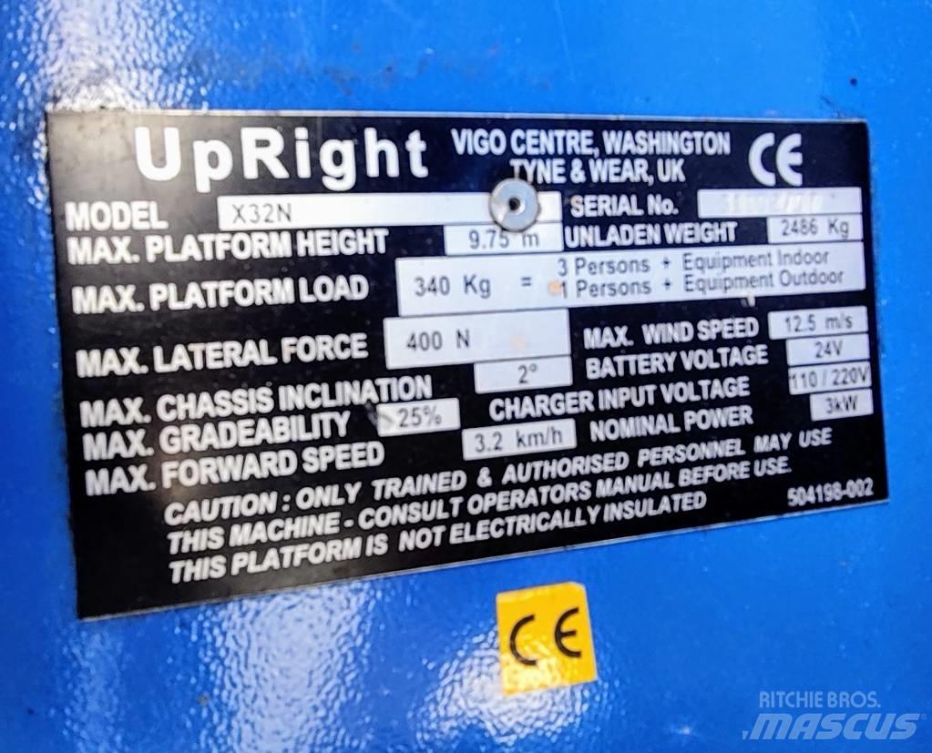 UpRight X32N Makazaste platforme