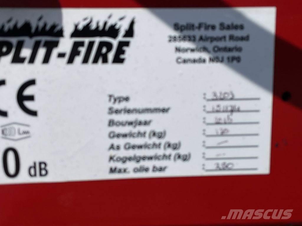 Split-Fire 3203 Cepači za drva, drobilice za drvo i strugači