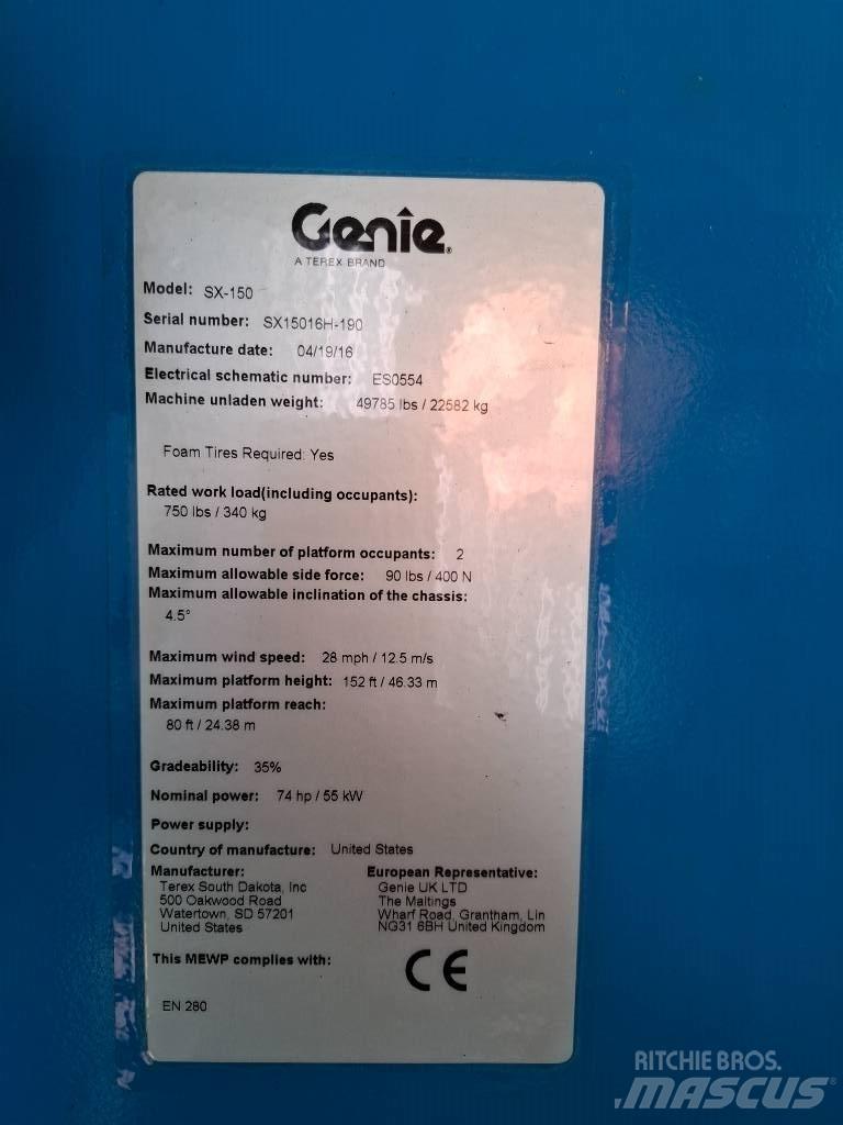 Genie SX 150 Teleskopske podizne platforme