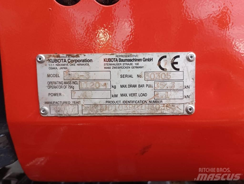 Kubota U 10 Mini bageri < 7t