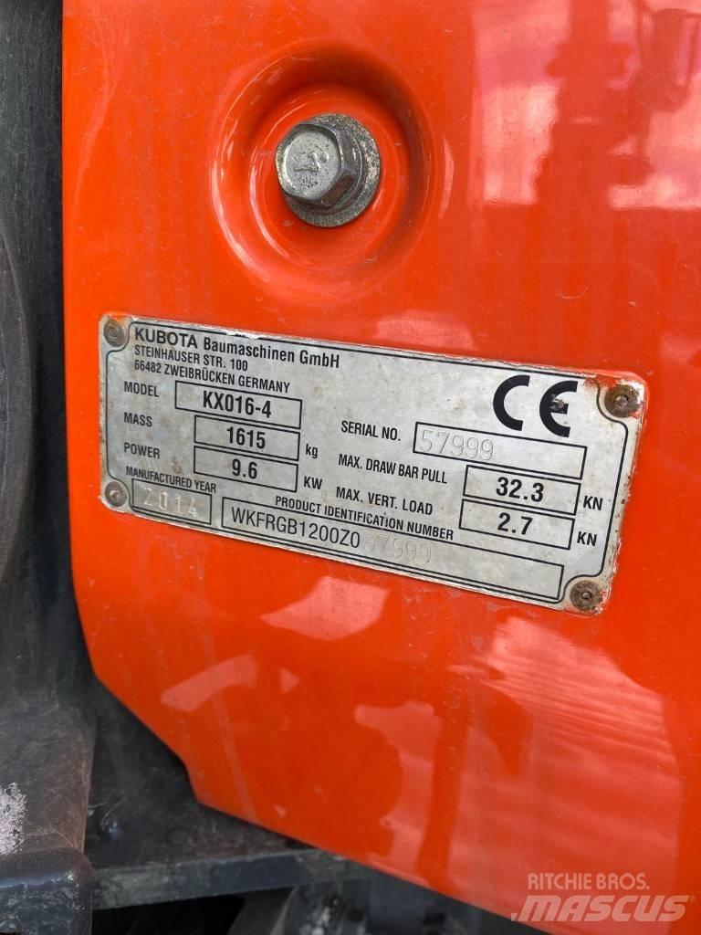 Kubota KX016-4 Mini bageri < 7t