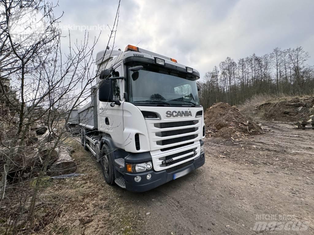 Scania R 500 LB Rol kiper kamioni sa kukom za podizanje tereta