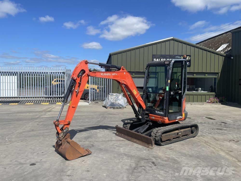 Kubota U 27-4 Mini bageri < 7t
