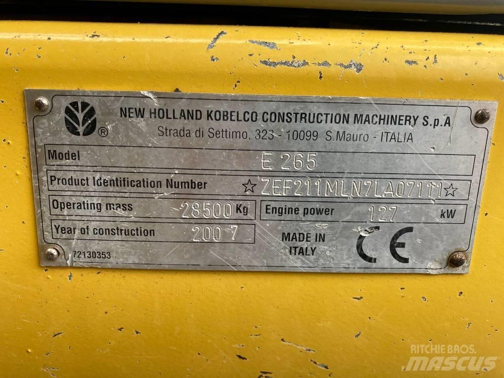 New Holland E 265 LC Bageri guseničari