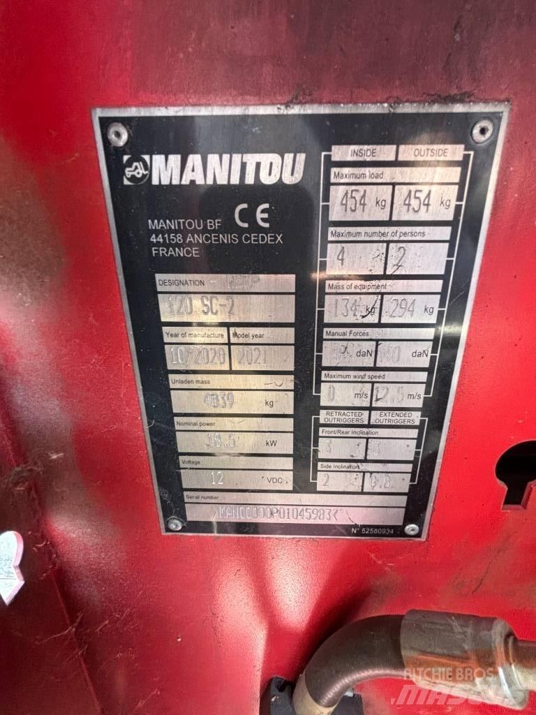 Manitou SC 120 Makazaste platforme