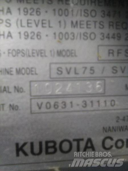 Kubota SVL 75-2 Skid steer mini utovarivači