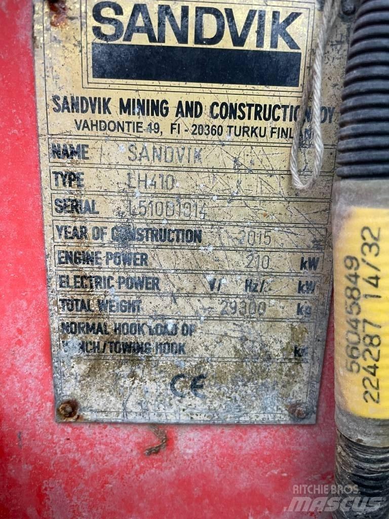 Sandvik LH 410 Podzemni utovarivači