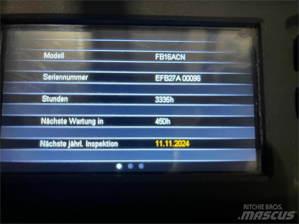 Mitsubishi FB16ACN Električni viljuškari