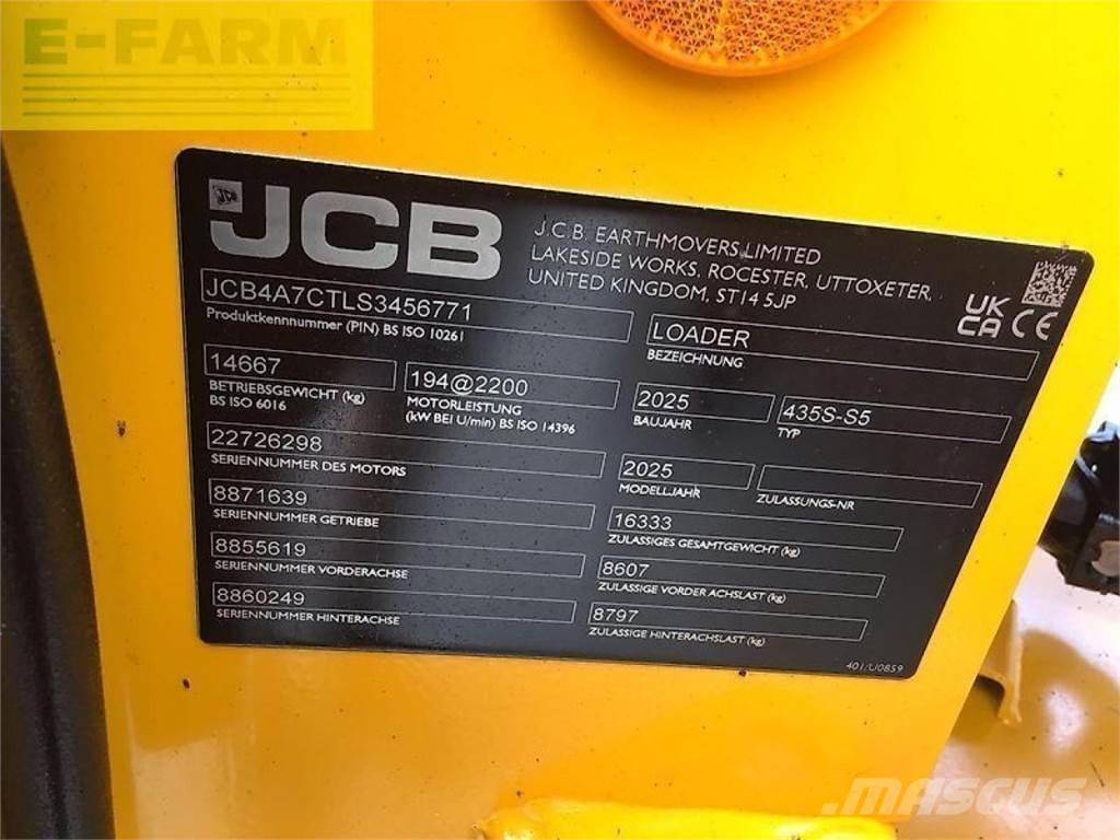 JCB 435s stufe v Mini bageri < 7t
