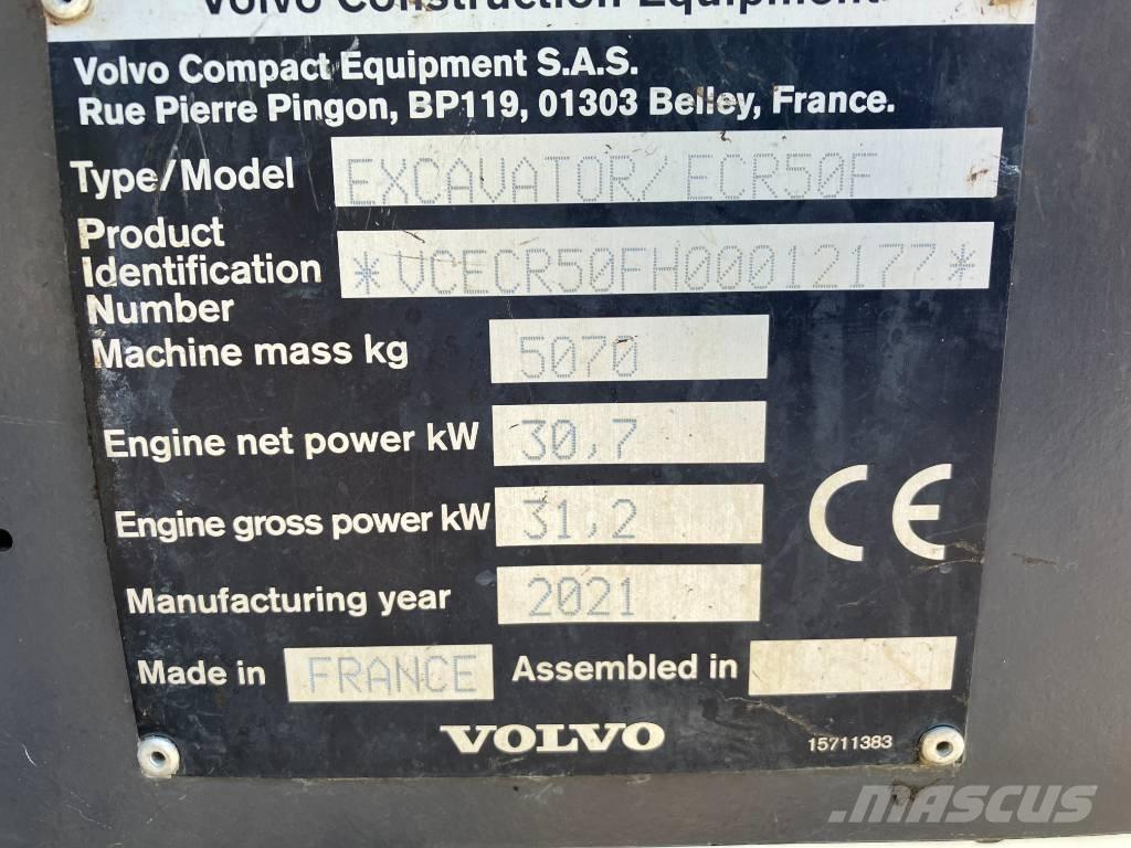 Volvo ECR 50 F Mini bageri < 7t