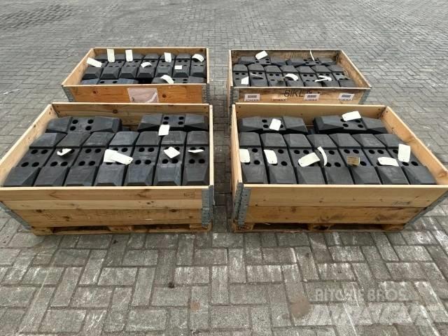  Rubber Pads Gusenice, lanci i podvožje