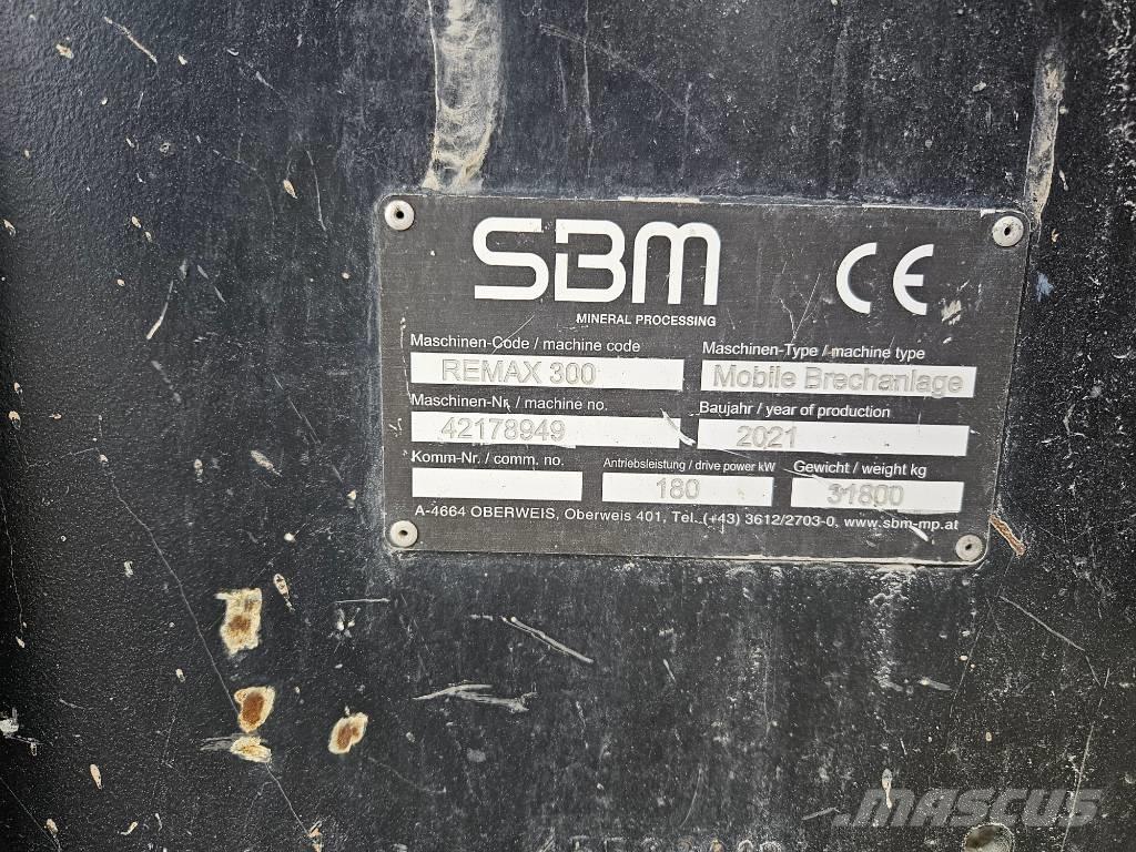 SBM Remax 300 Mobilne drobilice