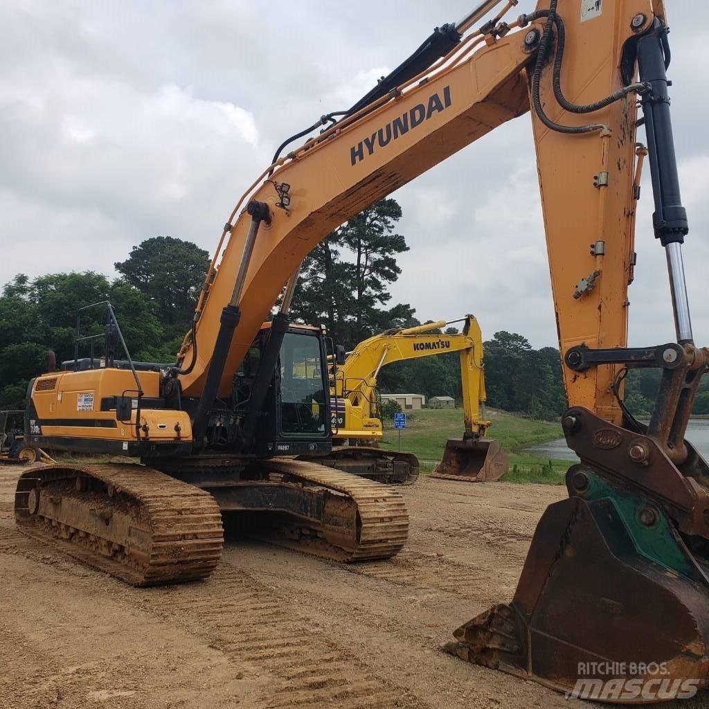 Hyundai HX 380 L Bageri guseničari