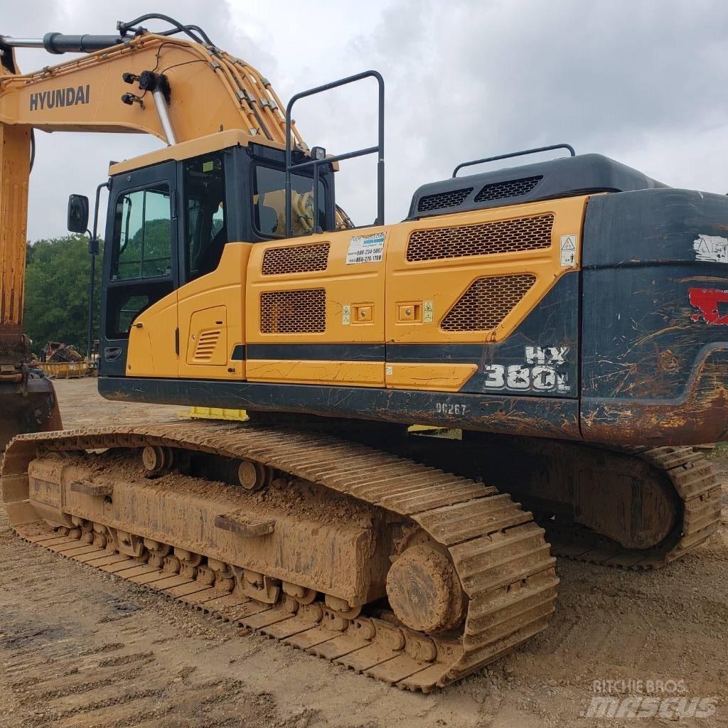 Hyundai HX 380 L Bageri guseničari