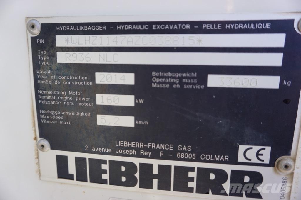 Liebherr R 936 N LC Bageri guseničari