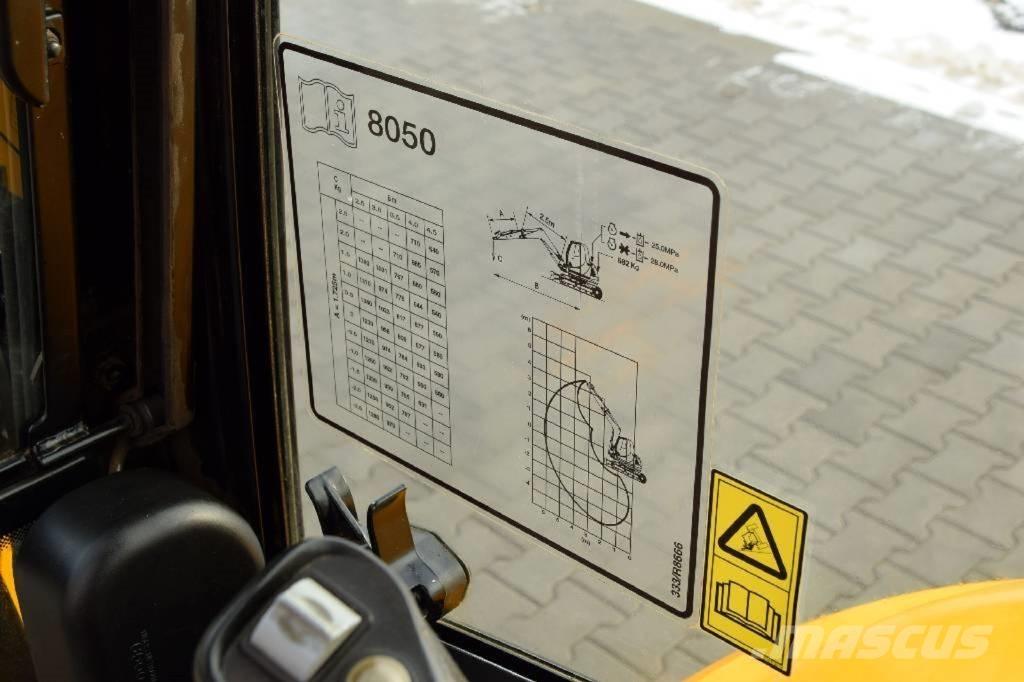 JCB 8050 RTS Mini bageri < 7t