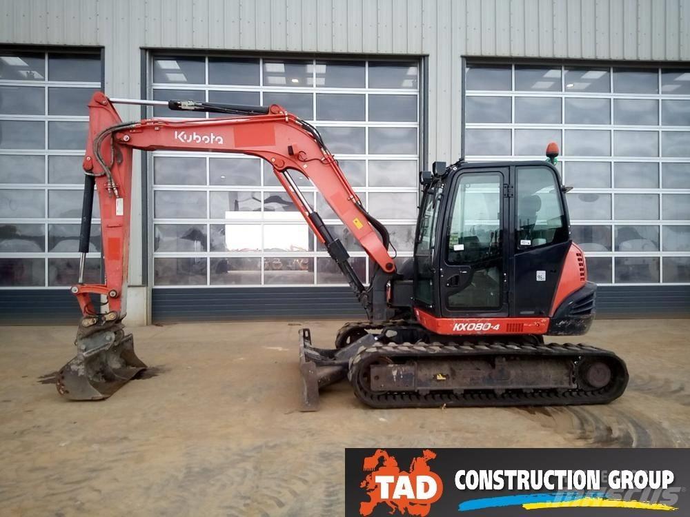Kubota KX 080-4 Midi bageri 7t – 12t