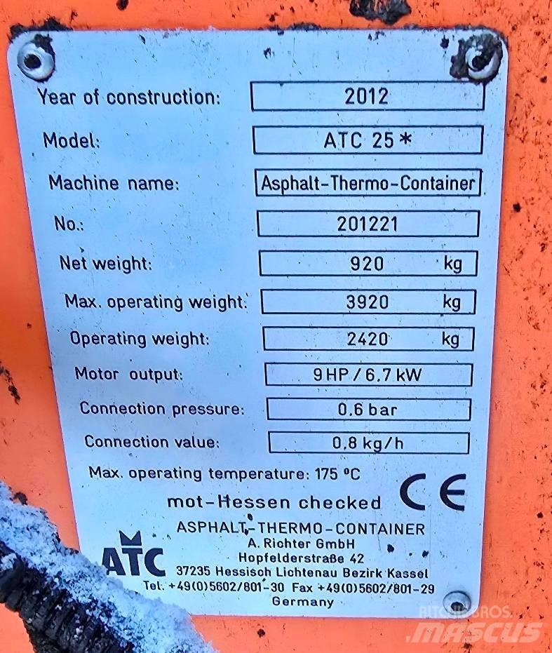 ATC 25 Termalni kontejneri za asfalt