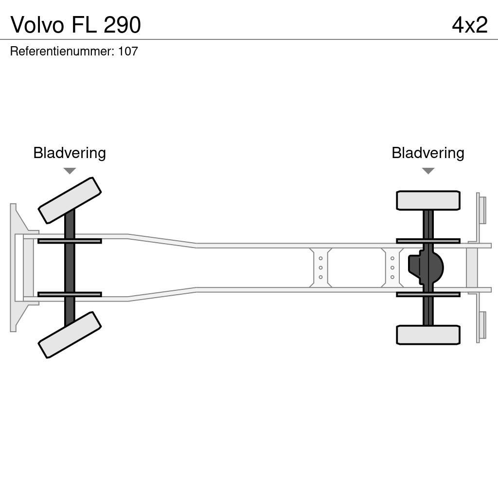 Volvo FL 290 Rol kiper kamioni sa kukom za podizanje tereta