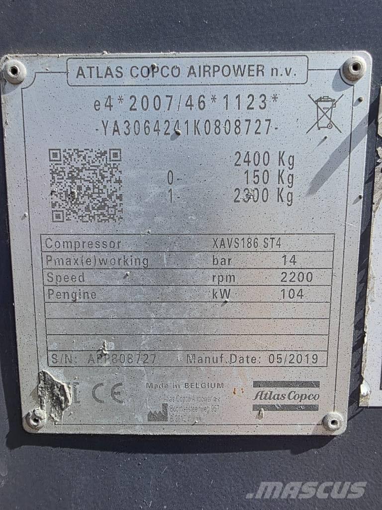 Atlas Copca XAVS186 Polovni pojačivači vazduha
