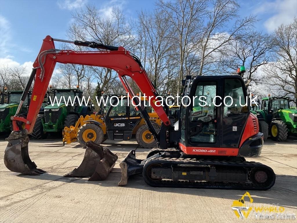 Kubota KX 080-4 Midi bageri 7t – 12t