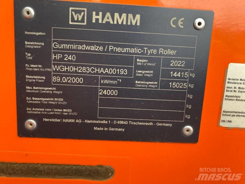 Hamm HP240 Valjci sa duplim bubnjem