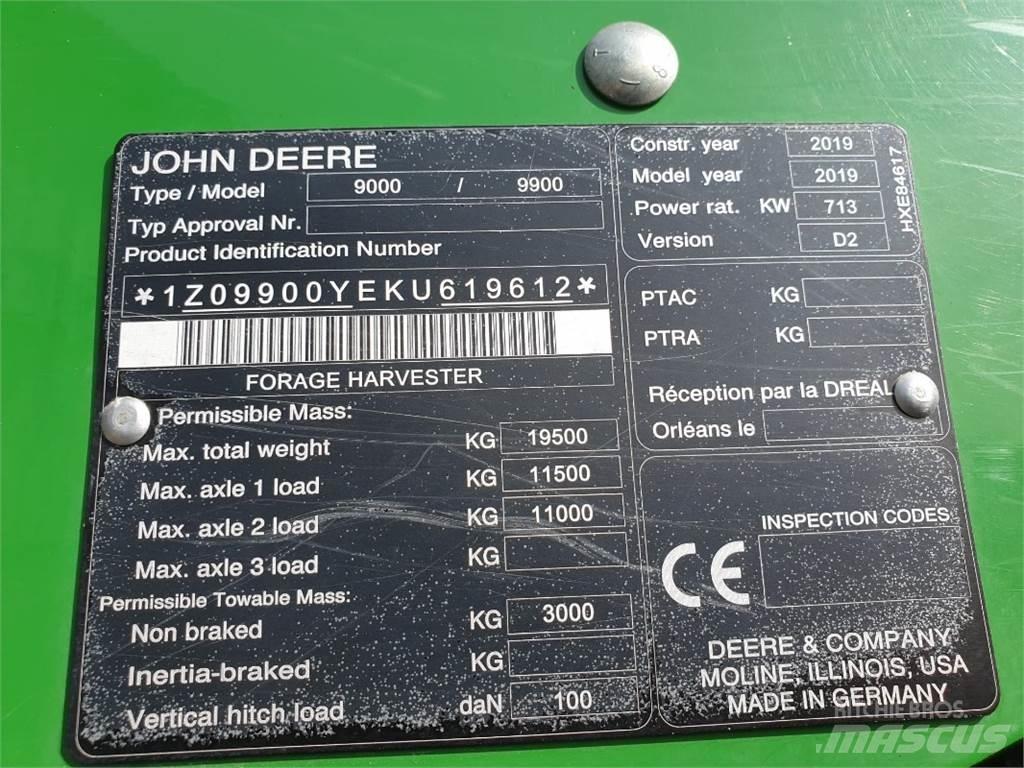 John Deere 9900 Kombajni za stočnu hranu