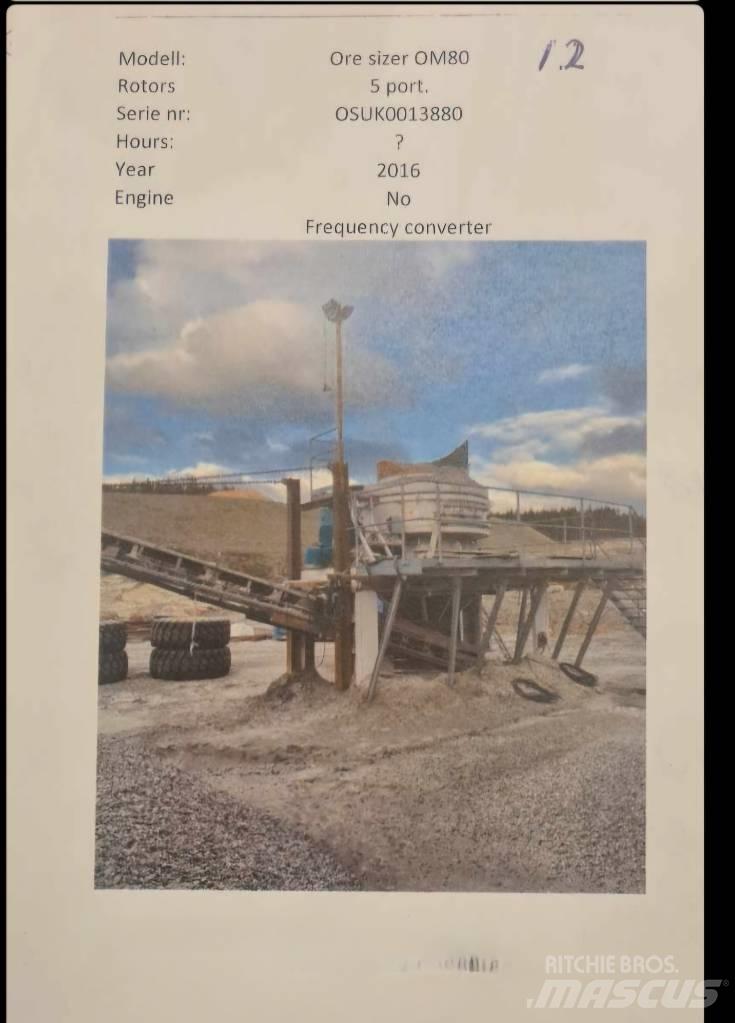  Ore sizer Om 80 Drobilice