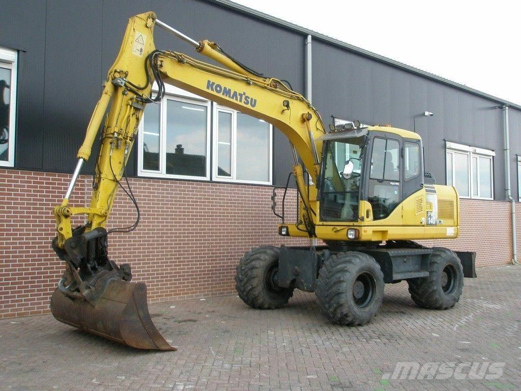 Komatsu PW140-7 Bageri točkaši