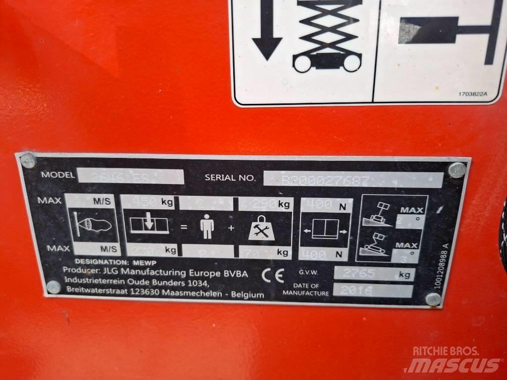 JLG 2646 ES Makazaste platforme