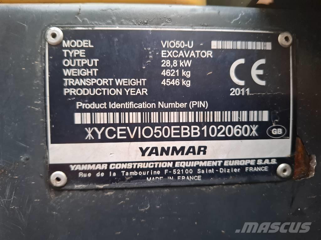 Yanmar VIO50-U Mini bageri < 7t