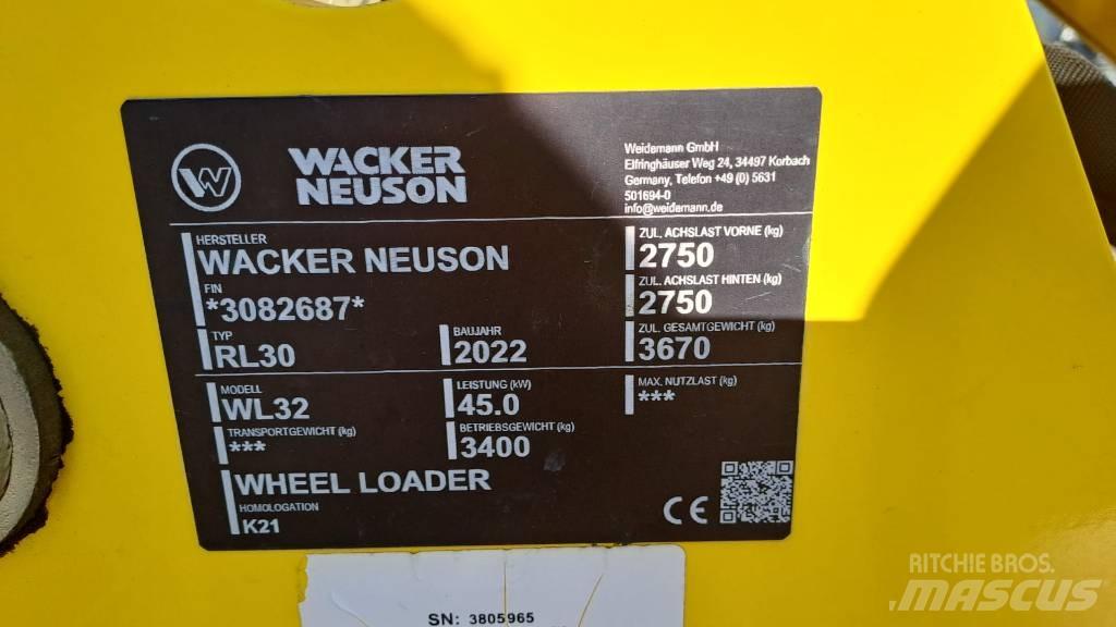 Wacker Neuson WL32 Utovarivači na točkove