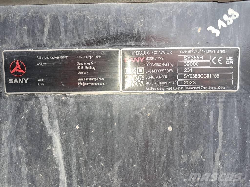 Sany SY 365 H Bageri guseničari