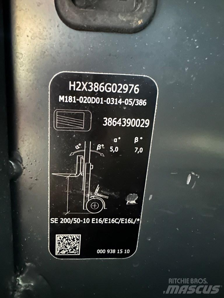 Linde E20L-02 Električni viljuškari