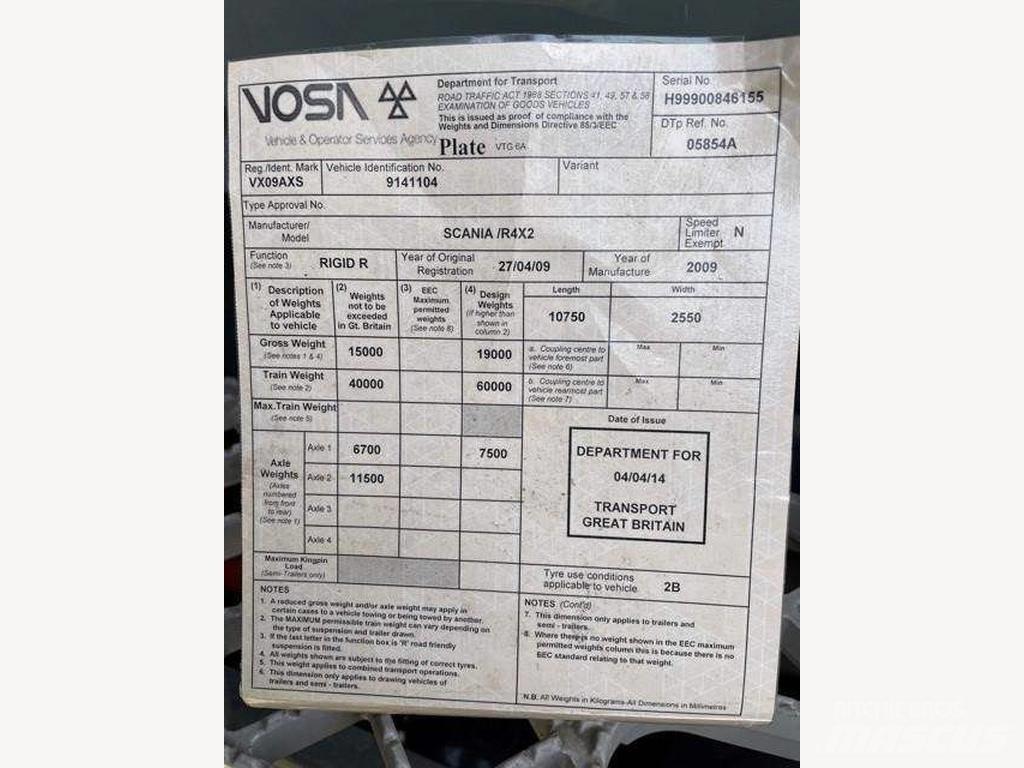 Scania R 340 Kamioni sa otvorenim sandukom