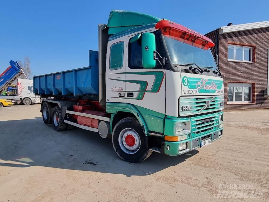 Volvo FH16 Rol kiper kamioni sa kukom za podizanje tereta
