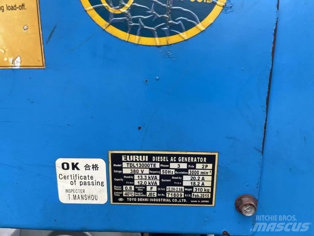 Yanmar 12KVA Dizel generatori