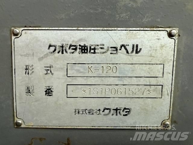 Kubota K-120 Bageri guseničari