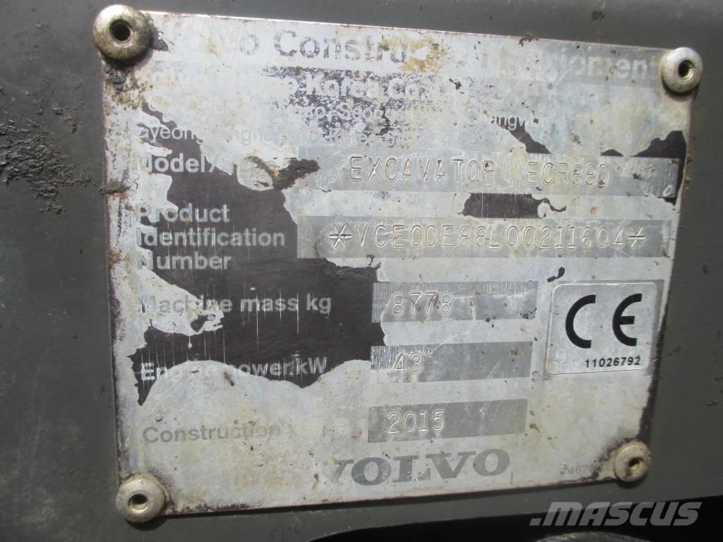 Volvo ECR 88 D Midi bageri 7t – 12t