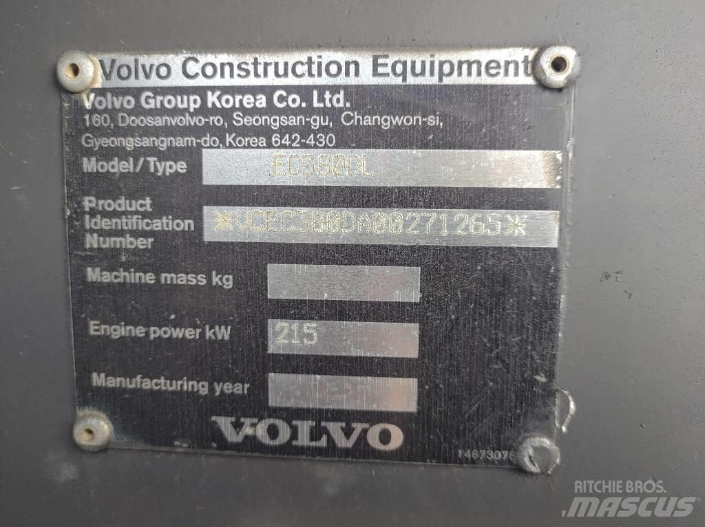 Volvo EC380DL Bageri guseničari