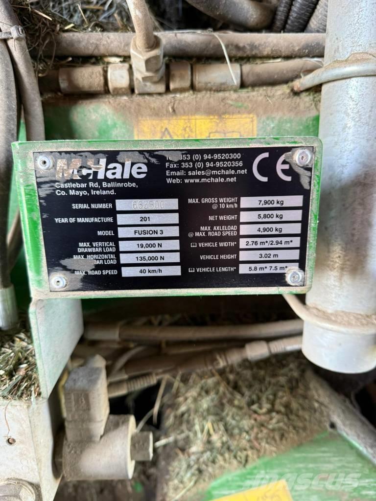 McHale Fusion 3 Plus Prese/balirke za rolo bale