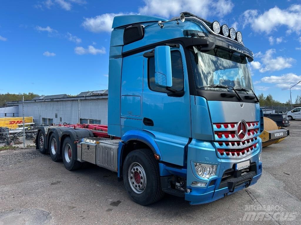 Mercedes-Benz 3253 L Rol kiper kamioni sa kukom za podizanje tereta
