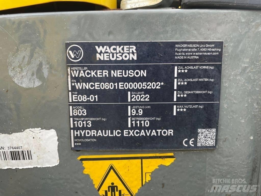 Wacker Neuson 803 Bageri guseničari
