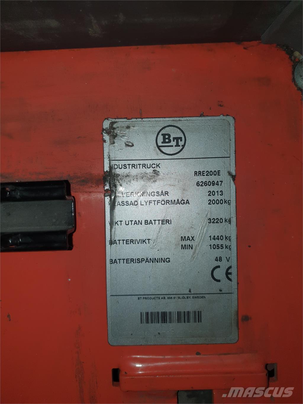 BT RRE200E Viljuškari sa pomičnim stupom