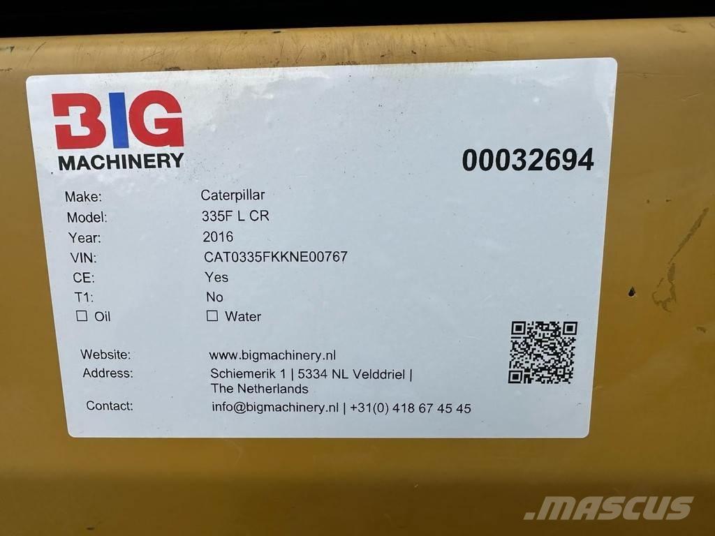 CAT 335F L CR Bageri guseničari