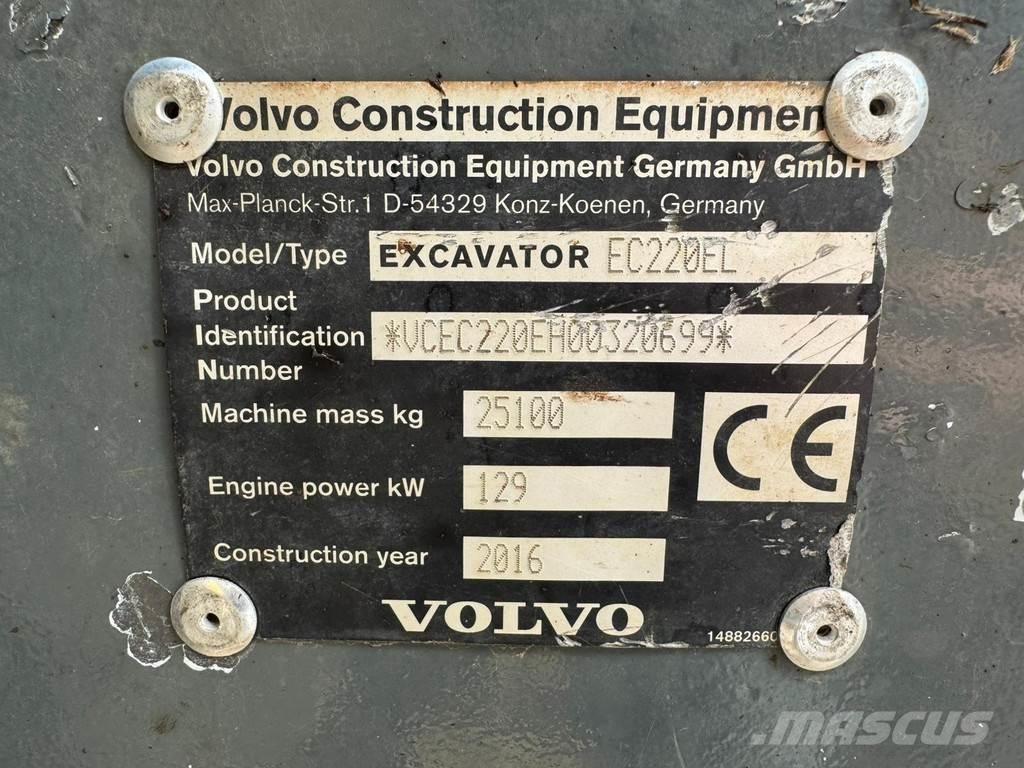 Volvo EC220EL Bageri guseničari