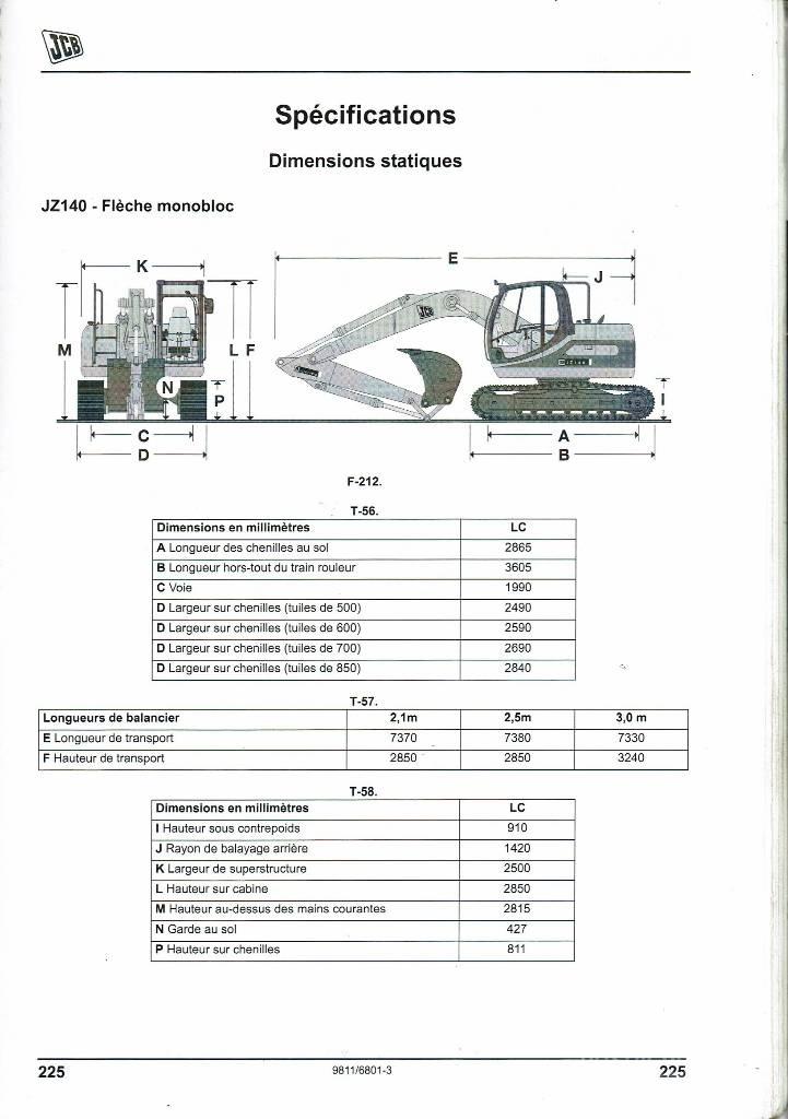 JCB JZ 140 D Bageri guseničari