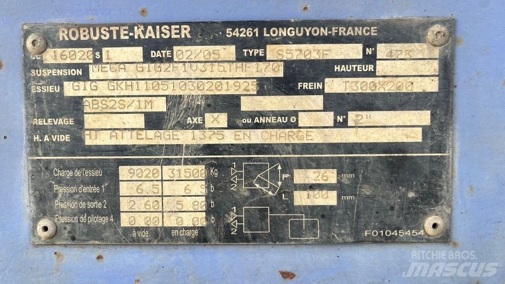 Kaiser TPSL Poluprikolice za autotransporter