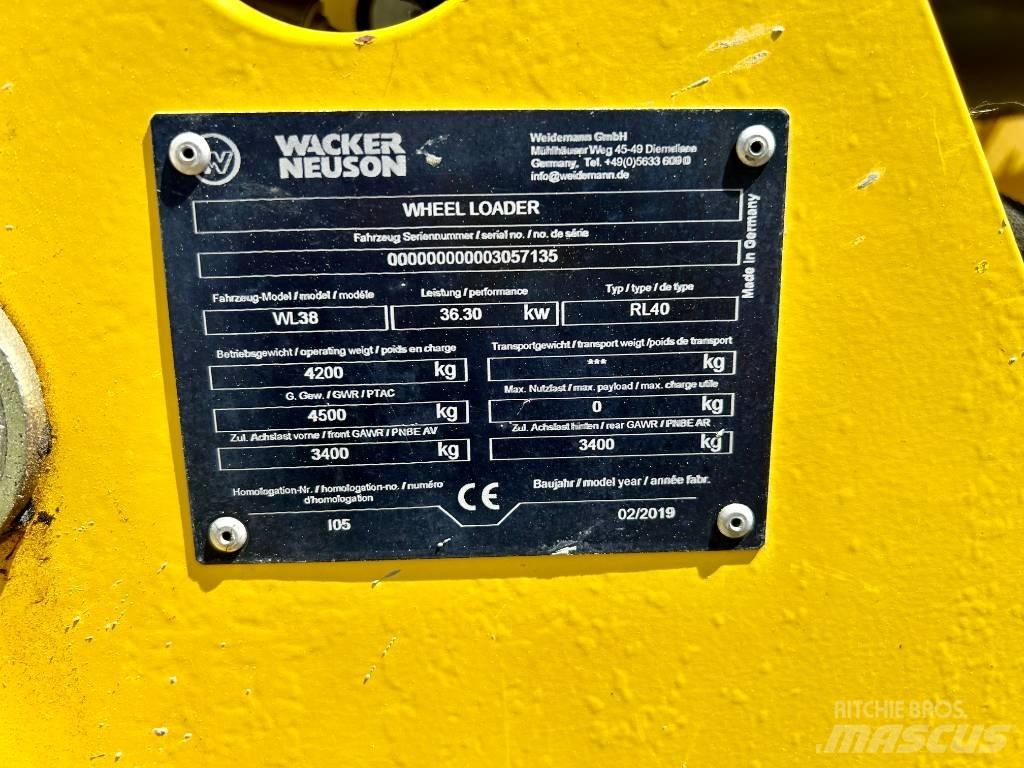 Wacker WL 38 Utovarivači na točkove