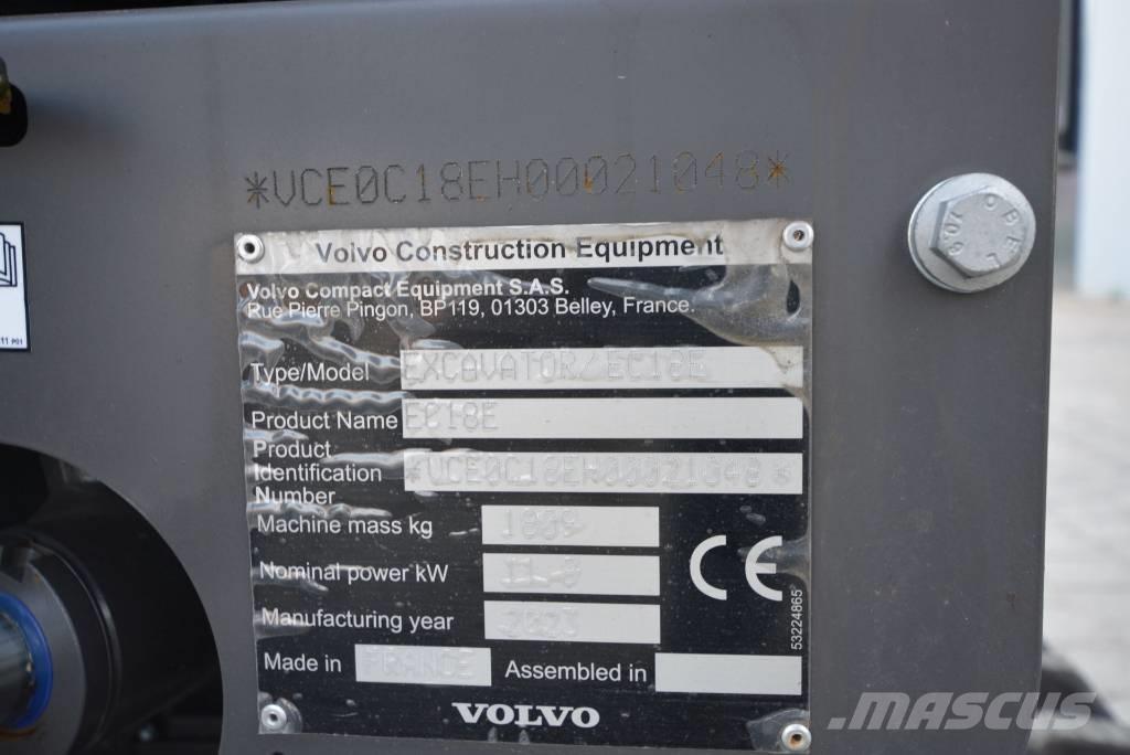 Volvo EC 18 E Mini bageri < 7t